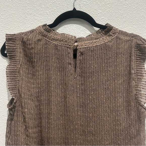 Adrianna Papell Women's Ruffle Tank Top - Picture 3 of 5